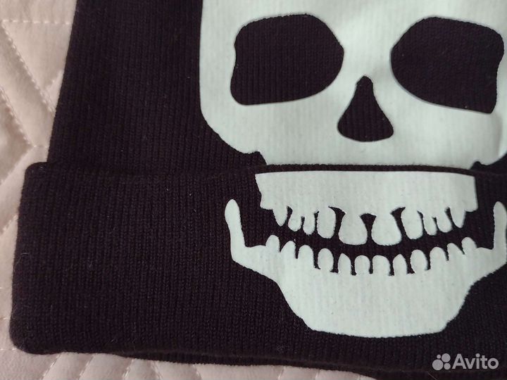 Новая деми шапка 92-104 H&M скелет 2-4г мальчика
