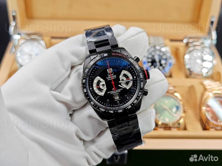 TAG Heuer Carrera Black Мужские часы с хронографом