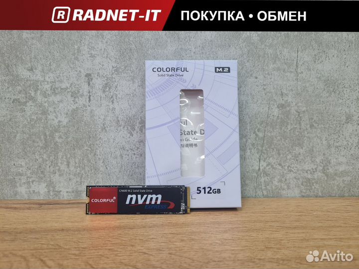 Новый M.2 SSD 512Gb Colorful CN600