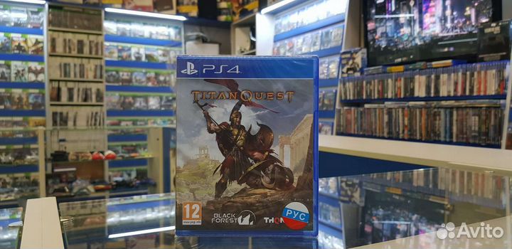 Игровой диск Titan quest ps4
