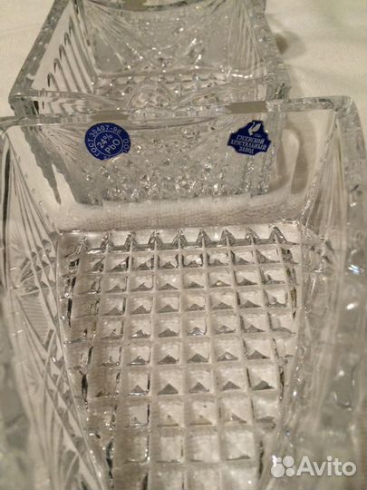 Хрустальная посуда новая