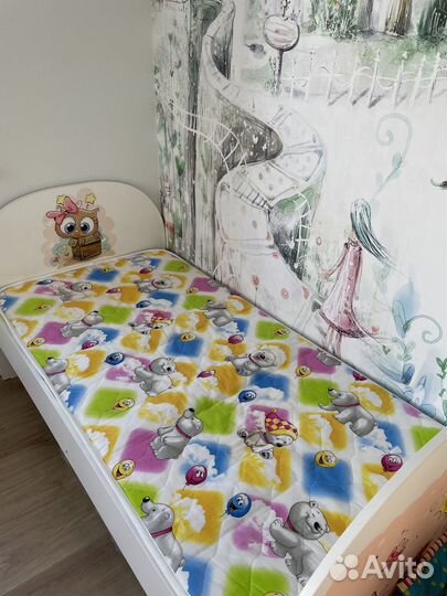 Кровать детская 160*80 с матрасом Орматек