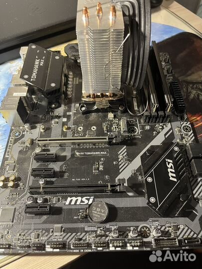 Материнская плата+куллер+ процессор+оперативка