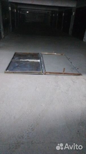 Металлическая дверь бу с рамкой