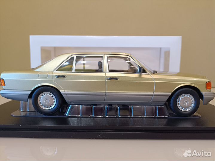 Mercedes 560 SEL W126 (85-91г) Светло- жел.зеленый