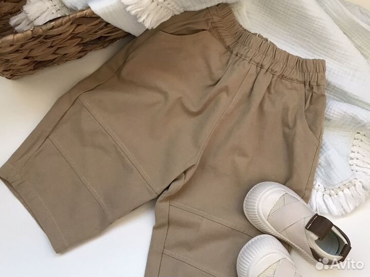 Брюки новые хлопковые 80 90 100