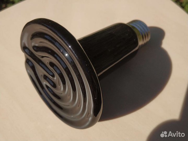 Лампа греющая керамическая HS. E 27.220v.200w