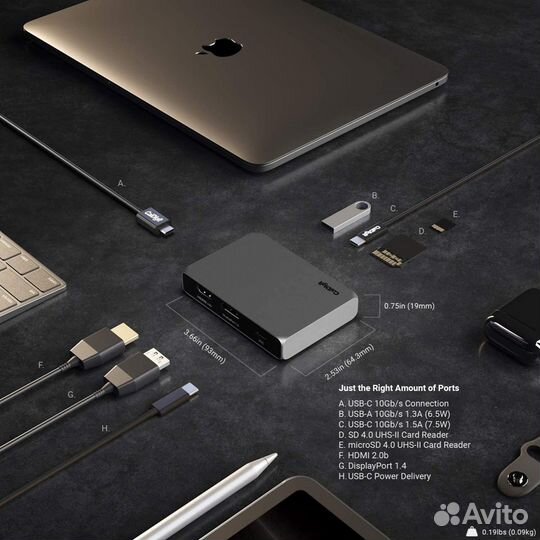 Хаб CalDigit soho Dock USB-C Gen2 10Gb/s