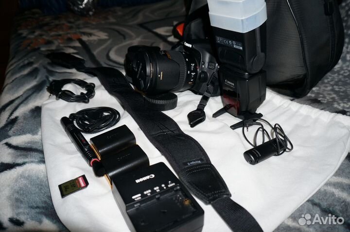Canon 60D +2 объектива и вспышка