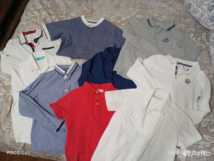 Рубашки и polo 134 пакетом