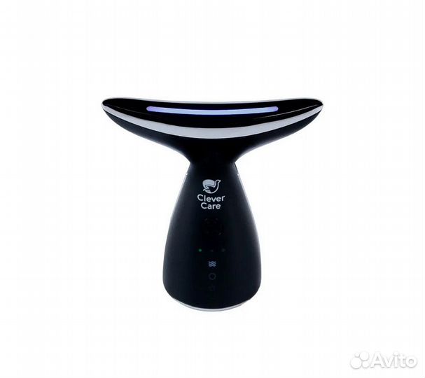 Массажер EMS для шеи и лица CleverCare, цвет черны