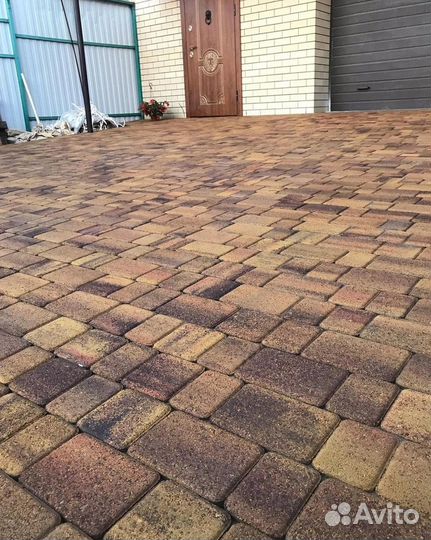 Тротуарная плитка вибропрессованная