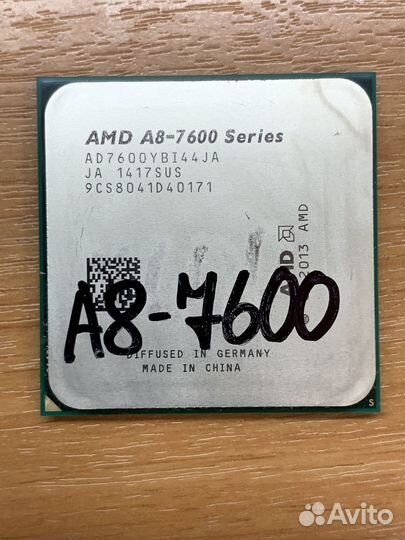 Процессор FM2+ AMD A8-7600 3.1-3.8GHz 4-ядра