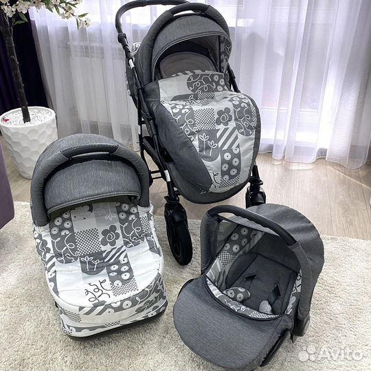 Коляска 3 в 1 Verdi Zipy (отл. Сост)