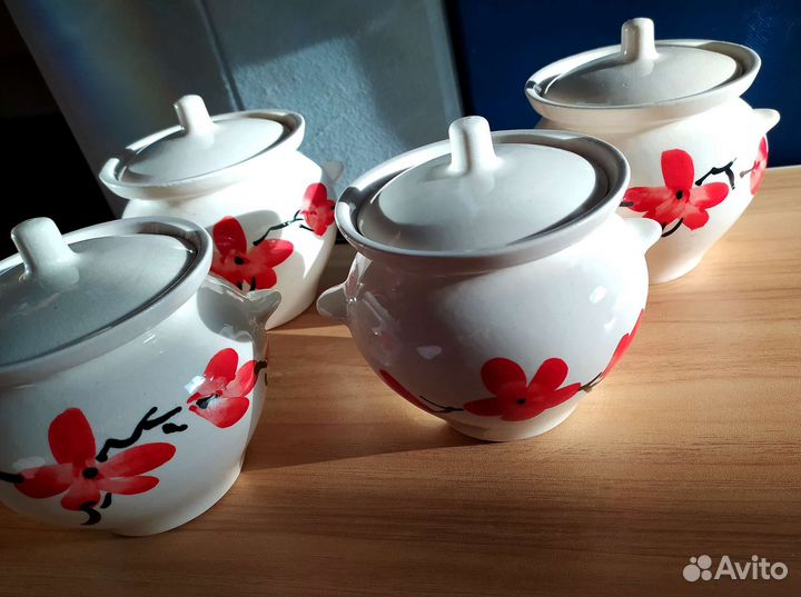 Керамические горшочки. Горшки для запекания