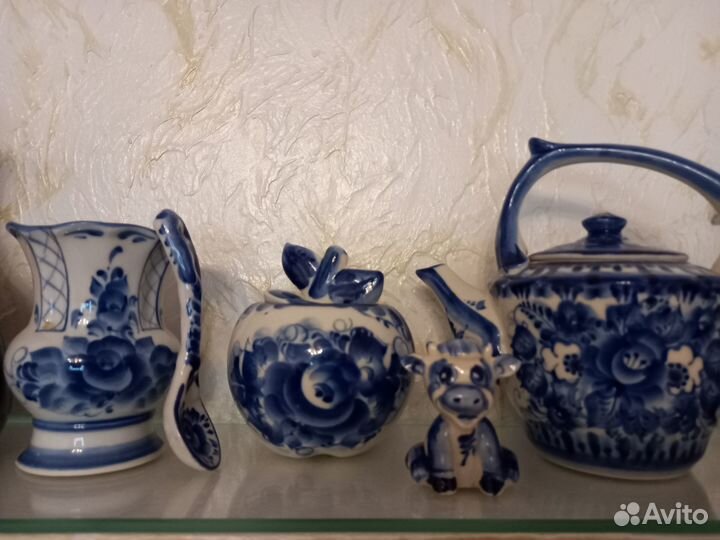 Фарфоровая посуда гжель