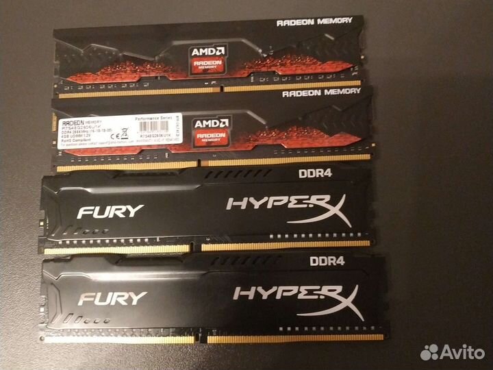 Оперативная память DDR4 HyperX и Radeon R7
