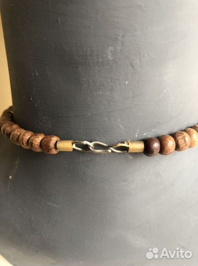 Бусы Франция дерево пластик