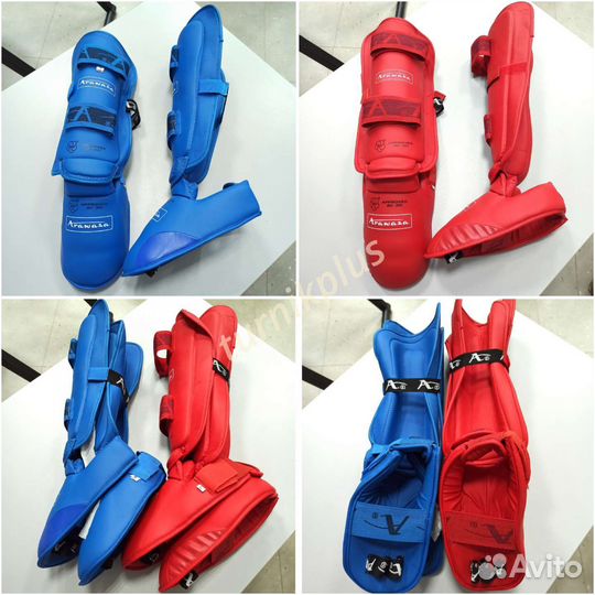 Защита голени и стопы футы для каратэ wkf