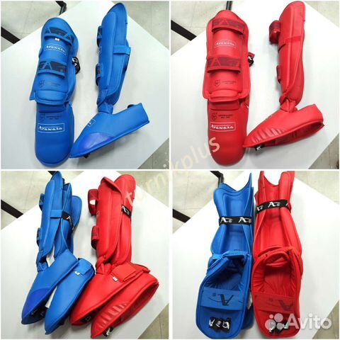 Защита голени и стопы футы для каратэ wkf