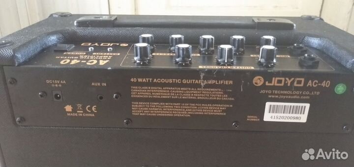 Гитарный комбоусилитель joyo AC-40