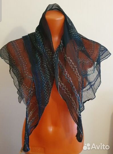 Платок шаль, аксессуары женские.Винтаж