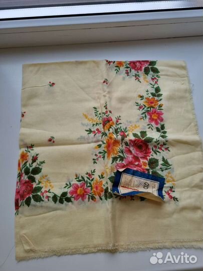 Павлопосадский платок СССР хлопок
