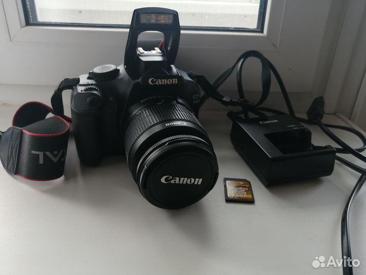 Зеркальный фотоаппарат canon 1100d