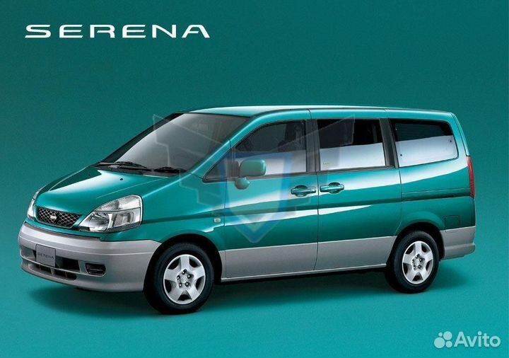 Порог правый Nissan Serena C24 1999-2005 (1мм)