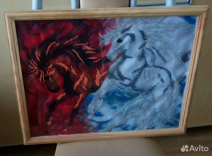 Картины вышитые бисером