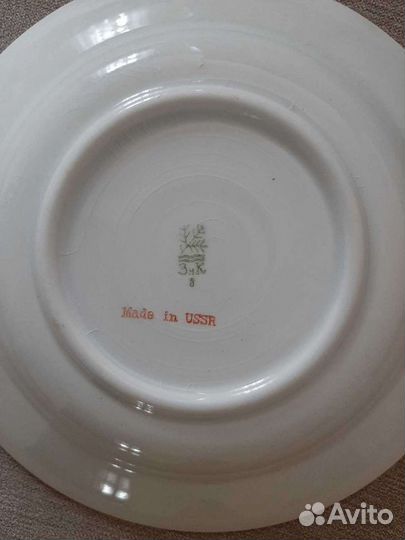 Тарелки зик и Дулево 24 см