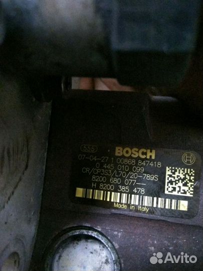 Тнвд Renault Trafic 2008 год 2.0dci