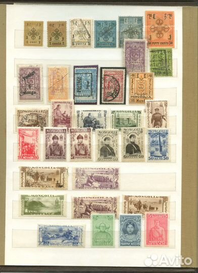 Монголия, почтовые марки. Хронология 1924-1981гг