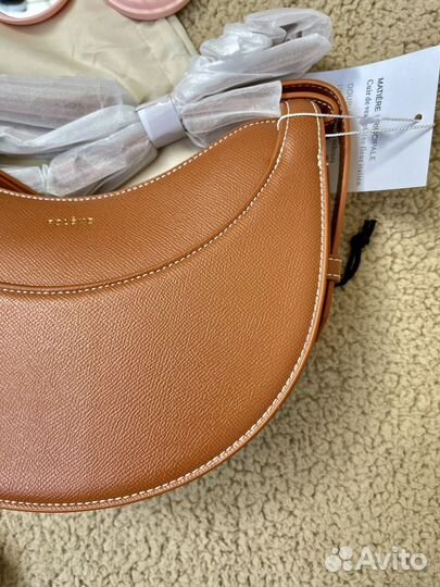 Сумка седло polene numero dix коричневая