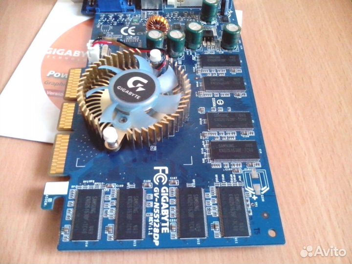 Видеокарта Gigabyte GV-N55128DP (AGP)