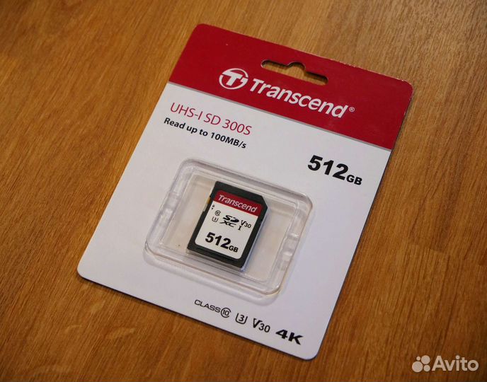 Карта памяти Transcend sdxc 512 Gb