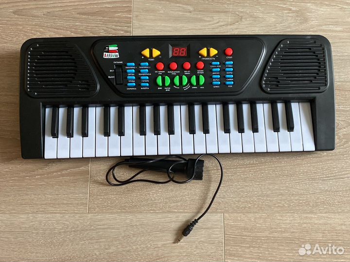 Синтезатор детский с мкрофоном