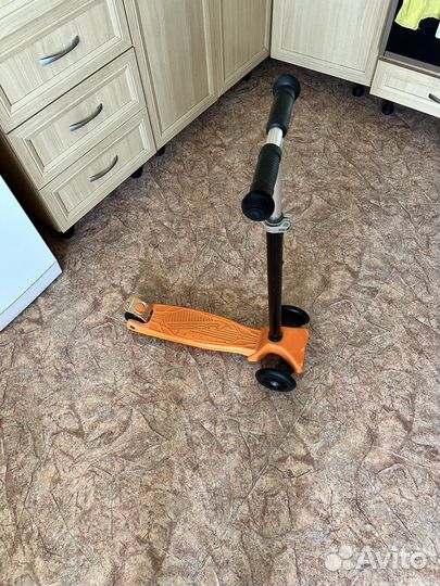 Самокат детский трехколесный бу