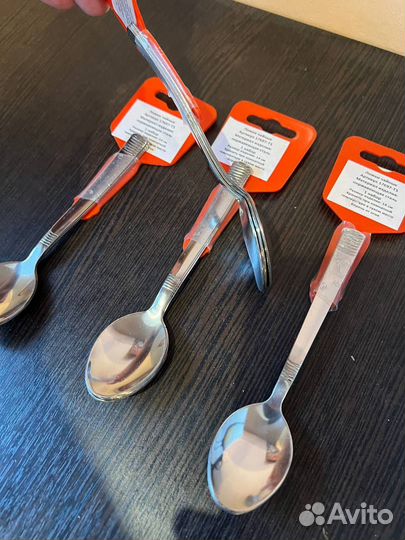 Чайные ложки, набор из трёх шт