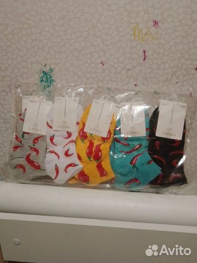 Носки женские с принтом