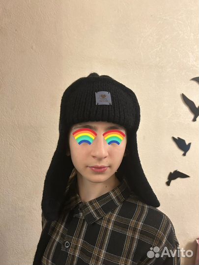 Шапка ушанка Ангора