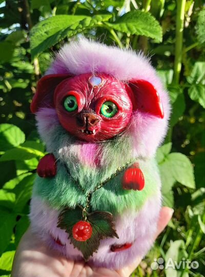 Игрушка авторская. Монстрик - малыш 