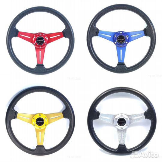 Спортивный руль без выноса (35 см)