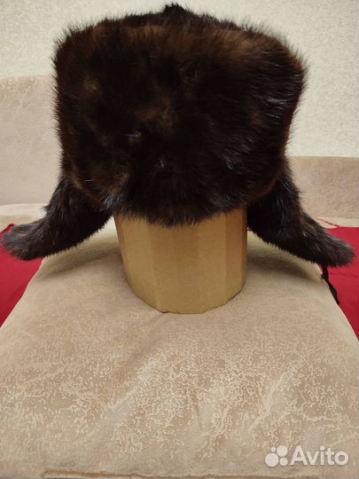 Шапка меховая мужская норка
