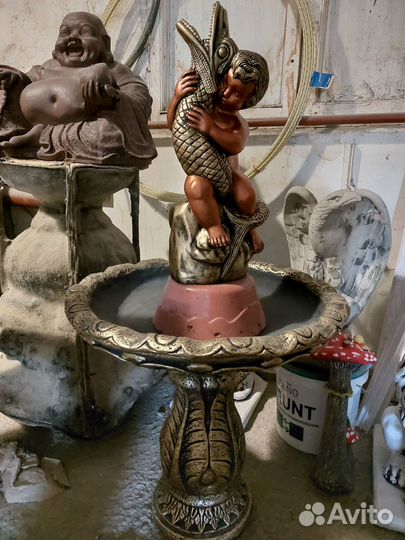 Фонтан Мальчик С Рыбкой