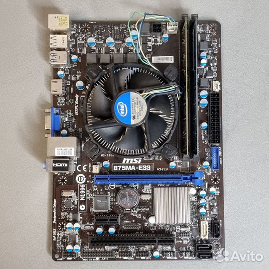 Комплект мат плата s-1155+core i5-2500+8Gb+ кулер