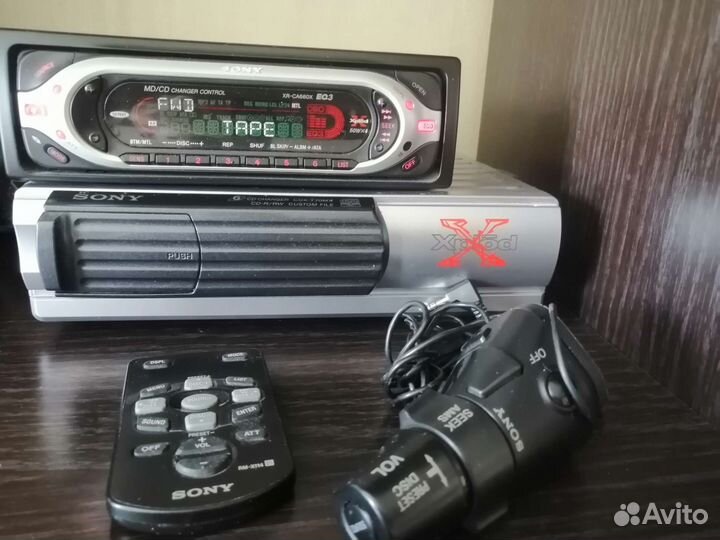 Автомагнитола кассетная sony + CD чейнджер MP3