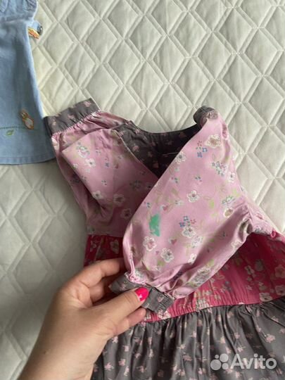 Вещи пакетом на девочку 74