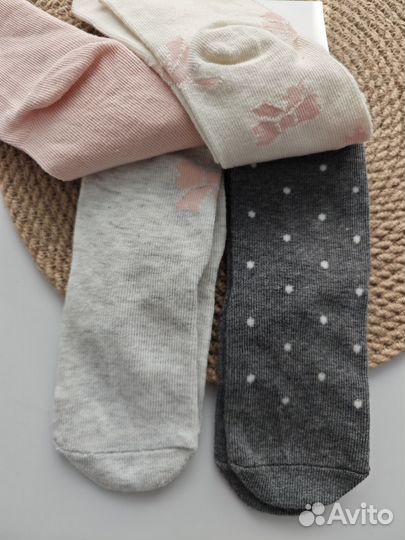 Носки hm на стопу 10-12, 12-14 и 14-16 смновые