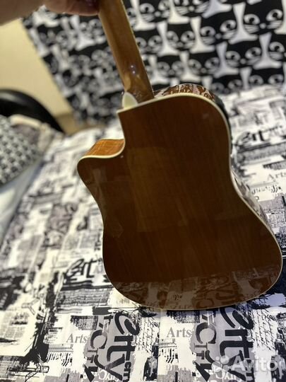 Электроакустическая гитара flight ad-200 ceqna